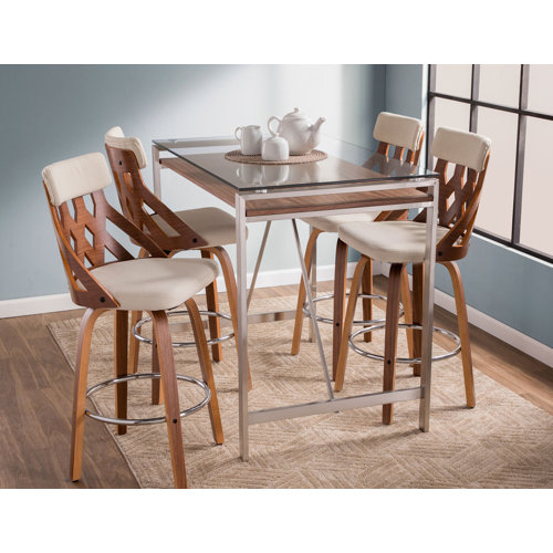 Langley Street Tullyrusk Swivel 26'' Counter Stool & Reviews Wayfair